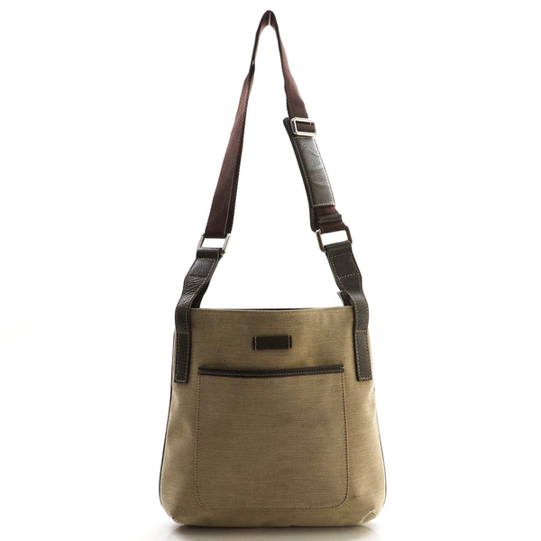 Gucci Crossbody Bag Brown Canvas