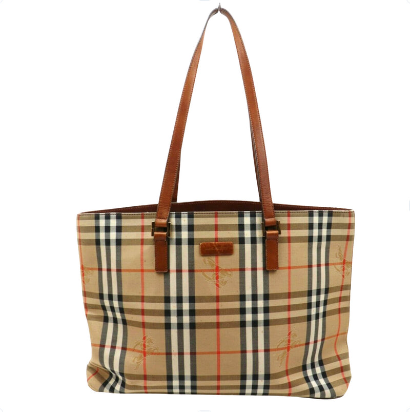 Burberry Tote Bag Beige Canvas
