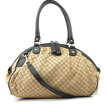 Gucci Diamante Shoulder Bag Canvas