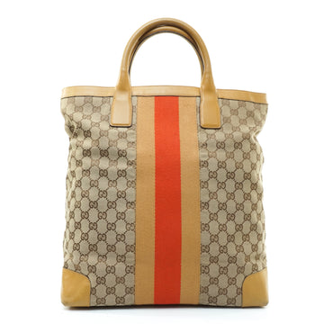 Gucci Gg Sherry Tote Bag Brown