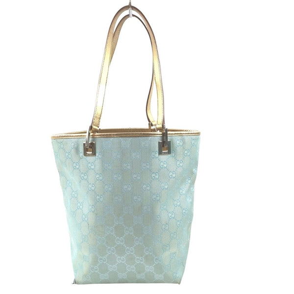 Gucci Tote Bag Light Blue Canvas