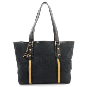 Gucci Tote Bag Canvas Black