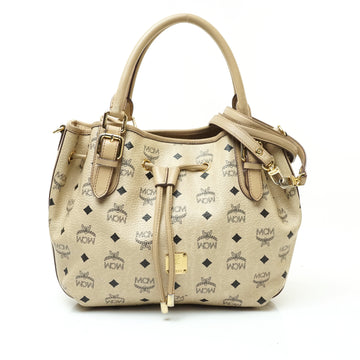 Pre-loved authentic Mcm Visetos 2 Way Drawstring sale at jebwa.