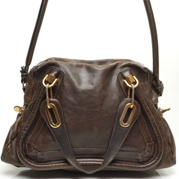 Chloe Paraty Shoulder Bag Dark