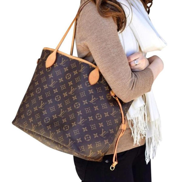 Pre-loved authentic Louis Vuitton Neverfull Mm Tote Bag sale at jebwa.
