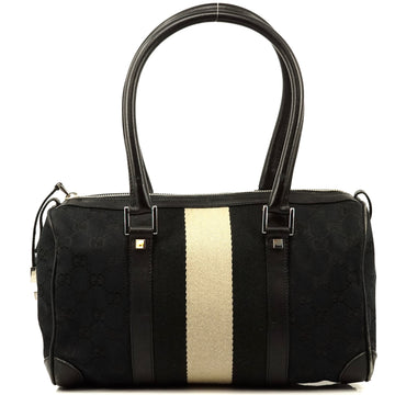 Pre-loved authentic Gucci Hand Bag Black Canvas sale at jebwa