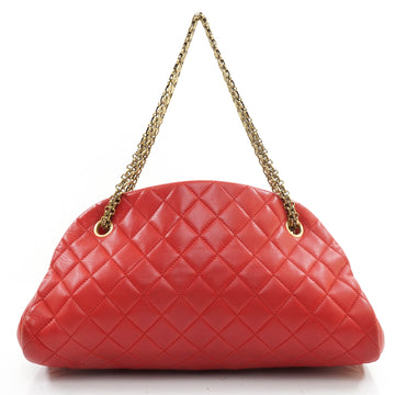 Chanel Mademoiselle Hand Bag Red