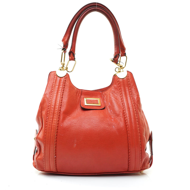 Chloe Tote Bag Irene Red Leather