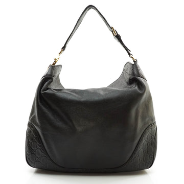 Gucci Shoulder Bag Leather Black