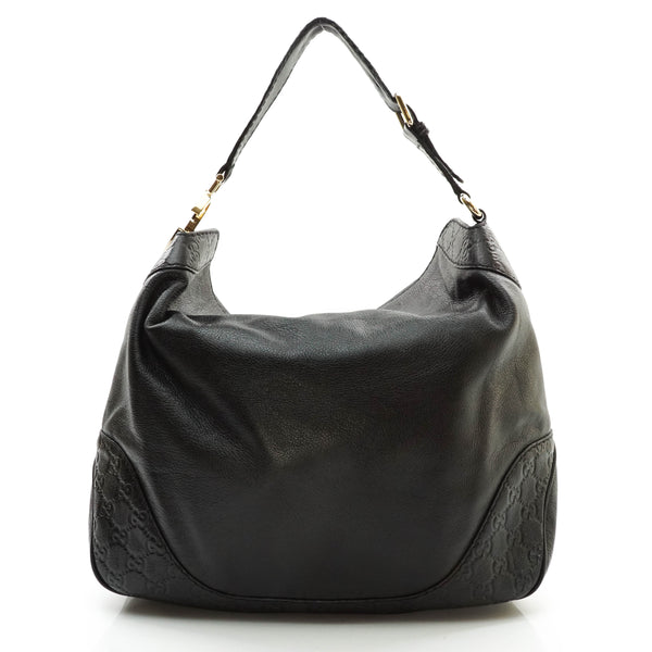 Gucci Shoulder Bag Leather Black