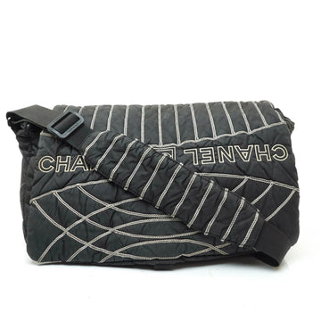 Chanel Crossbody Bag Black Nylon