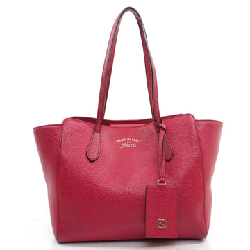 Gucci Tote Bag Pink Leather