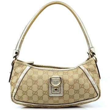 Gucci Hand Bag Brown Canvas