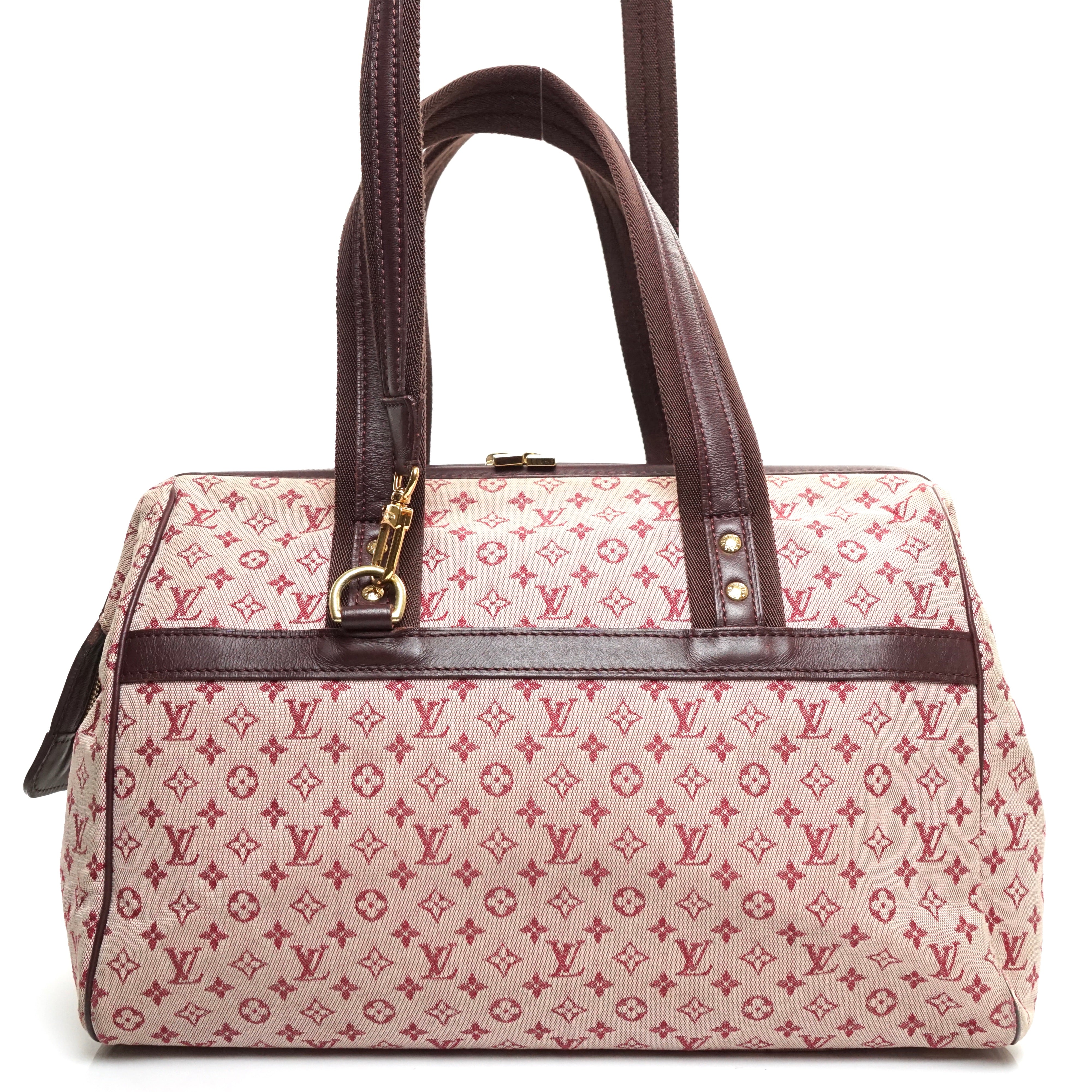 Louis Vuitton Josephine Pink Canvas Shoulder Bag (Pre-Owned)