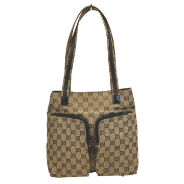 Gucci Hand Bag Beige Canvas