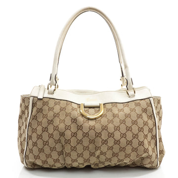 Gucci Tote Bag Brown Canvas