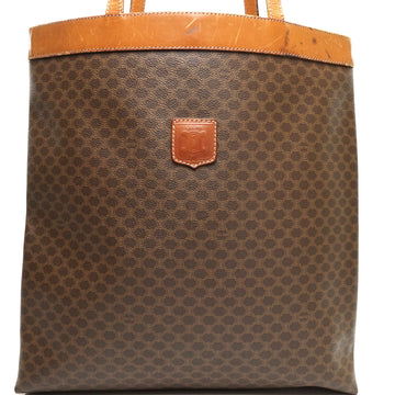 Pre-loved authentic Celine Macadam Tote Bag Brown sale at jebwa