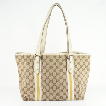 Gucci Tote Bag Brown Canvas