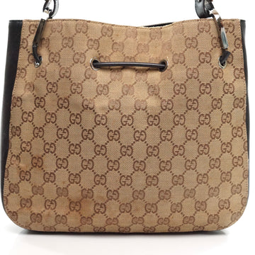 Pre-loved authentic Gucci Gg Tote Bag Black Canvas sale at jebwa