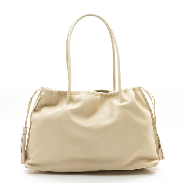 Gucci Shoulder Bag Leather Cream