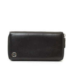 Pre-loved authentic Gucci Zippy Wallet Black Leather sale at jebwa