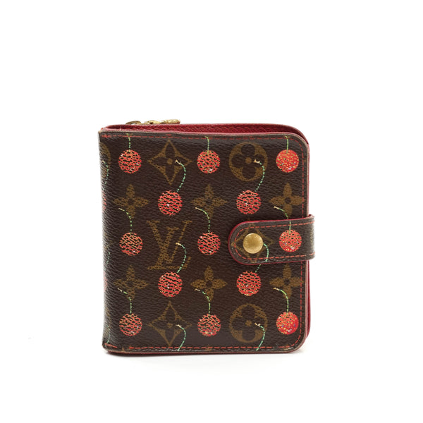 Louis Vuitton Wallet Brown Cherry