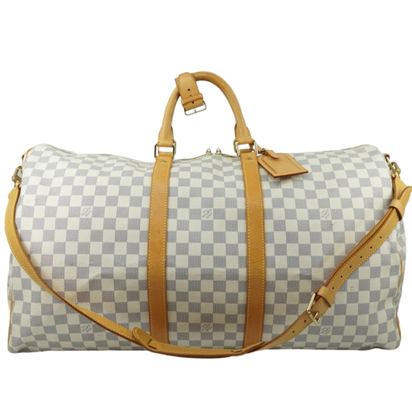 Pre-loved authentic Louis Vuitton Keepall 55 sale at jebwa.