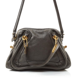 Pre-loved authentic Chloe Paraty Shoulder Bag Gray sale at jebwa.