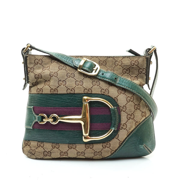 Gucci Horsebit Crossbody Bag Green