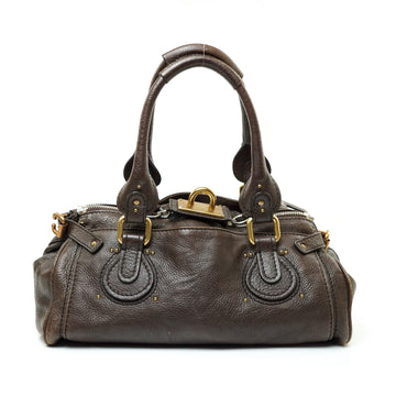 Chloe Paddington Shoulder Bag Dark