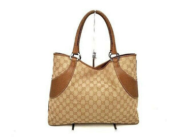 Pre-loved authentic Gucci Gg Beige Brown Jacquard sale at jebwa