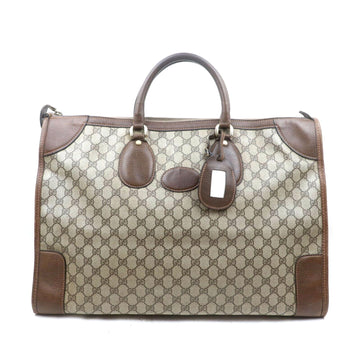 Gucci Boston Bag Pvc Brown Travel