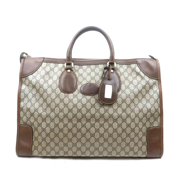 Gucci Boston Bag Pvc Brown Travel