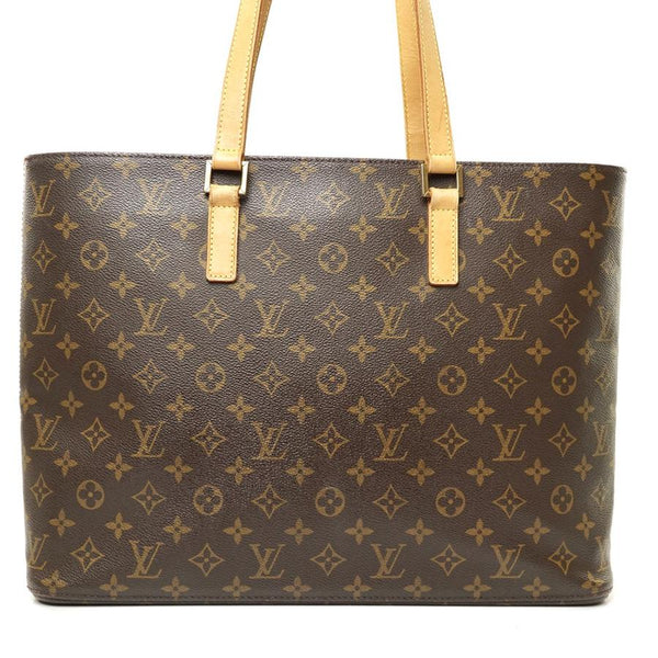Pre-loved authentic Louis Vuitton Luco Tote Bag Brown sale at jebwa.