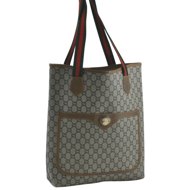 Gucci Web Sherry Line Gg Plus Tote