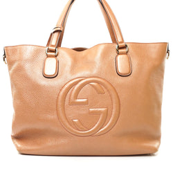 GUCCI Soho Pebbled Leather Tote (Large)