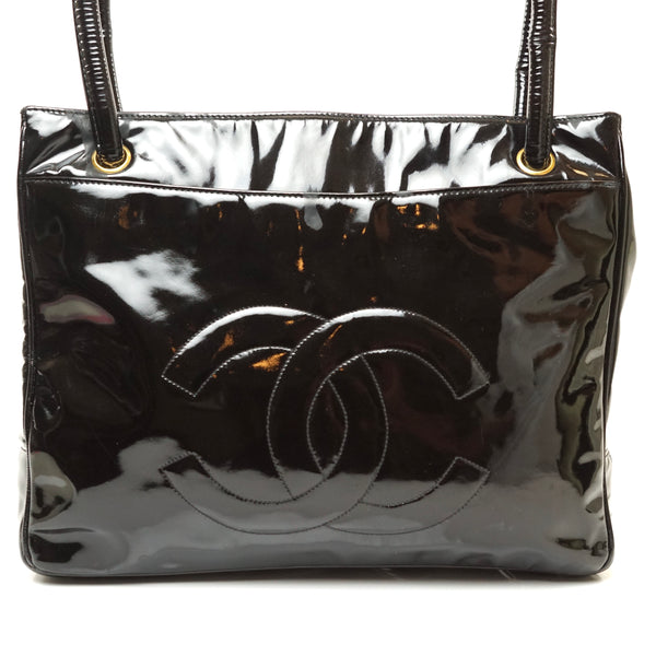 Pre-loved authentic Chanel Coco Tote Bag Pu Leather sale at jebwa.