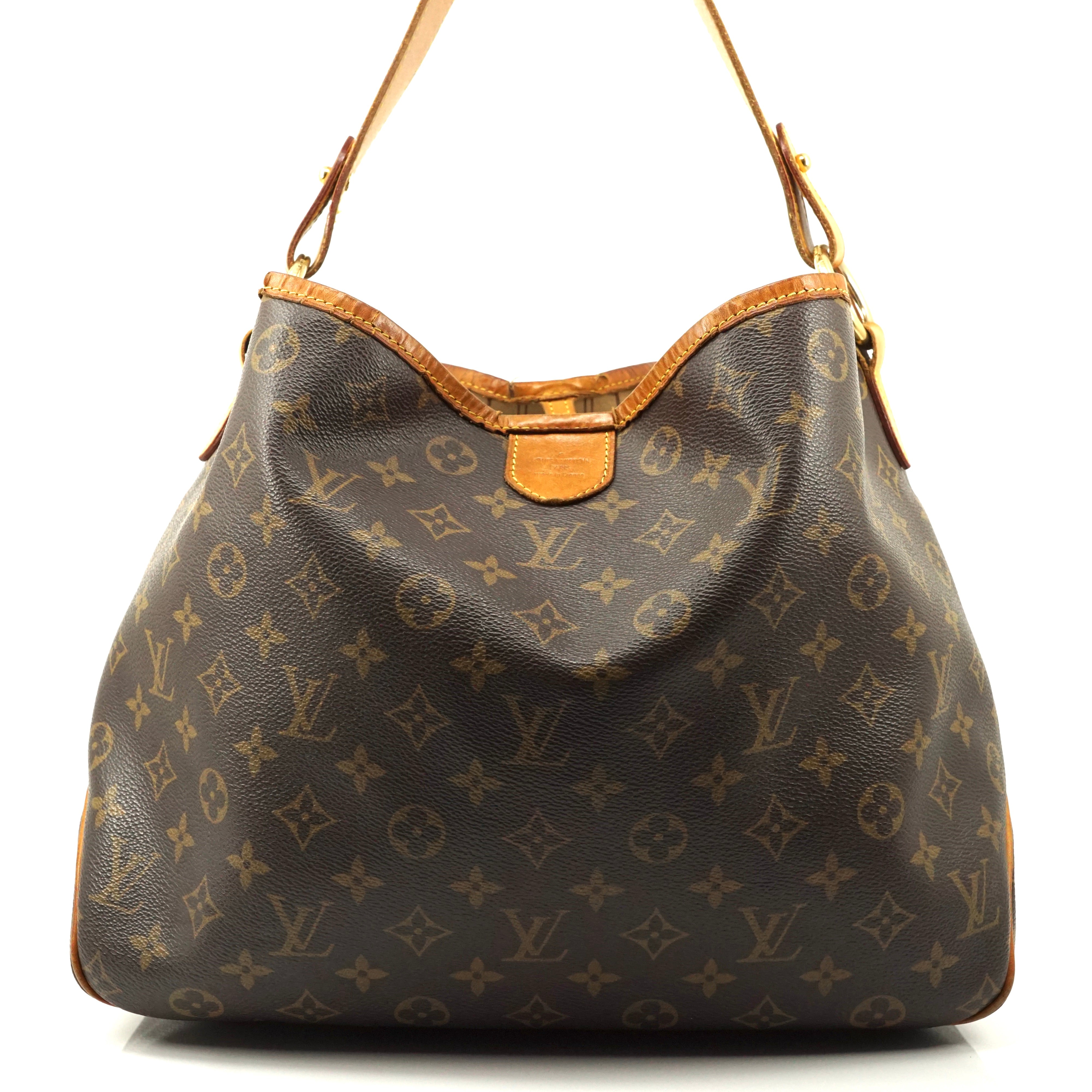 Louis Vuitton - Authenticated Odéon Handbag - Leather Brown Plain for Women, Very Good Condition