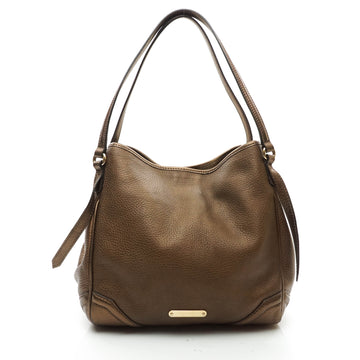 Burberry Shoulder Bag Gold Leather