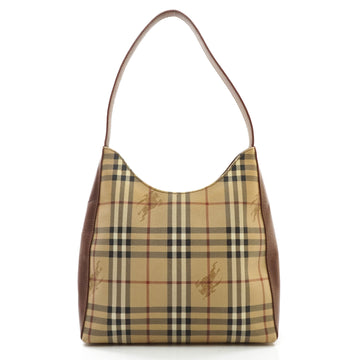 Burberry Shoulder Bag Brown Coated