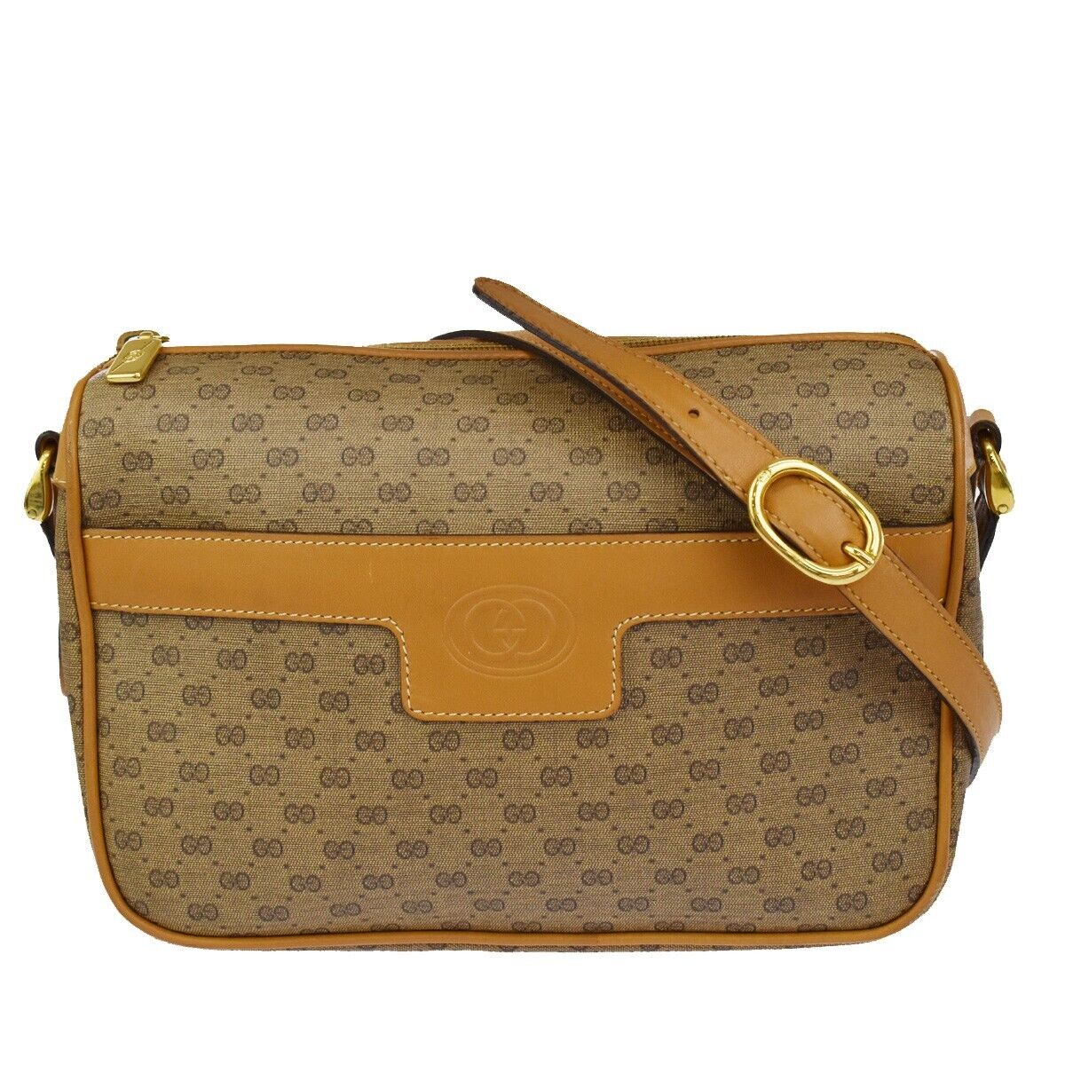 Gucci Vintage Micro GG Crossbody Bag - Brown Crossbody Bags, Handbags -  GUC1343000