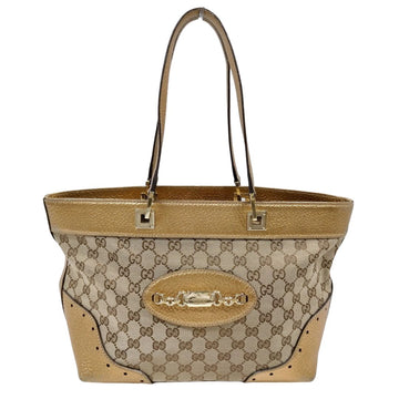 Gucci Shoulder Bag Brown Canvas