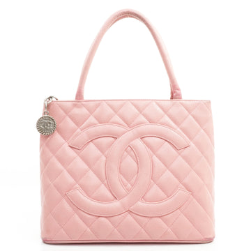 Chanel Medallion Tote Bag Pink