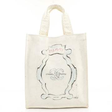 Chanel Tote Bag Canvas White