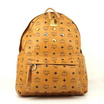 Mcm Stark Unisex Backpack Cognac