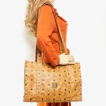 Mcm Tote Bag Pvc Brown