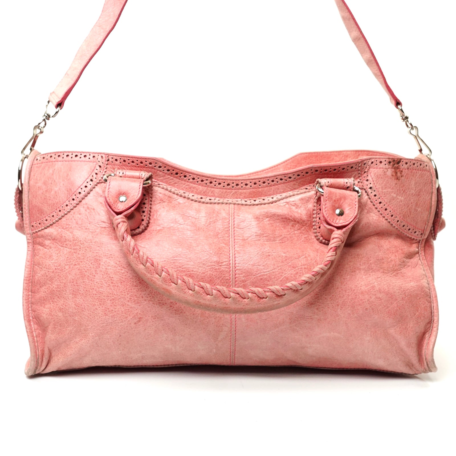 Balenciaga Giant City Pink Leather