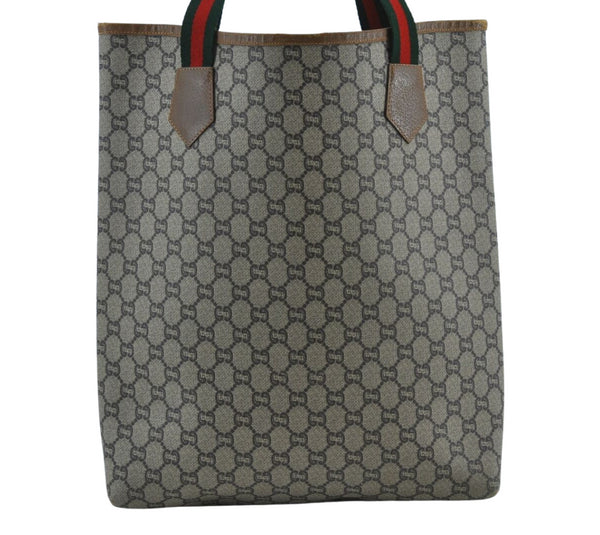 Gucci Web Sherry Line Gg Plus Tote