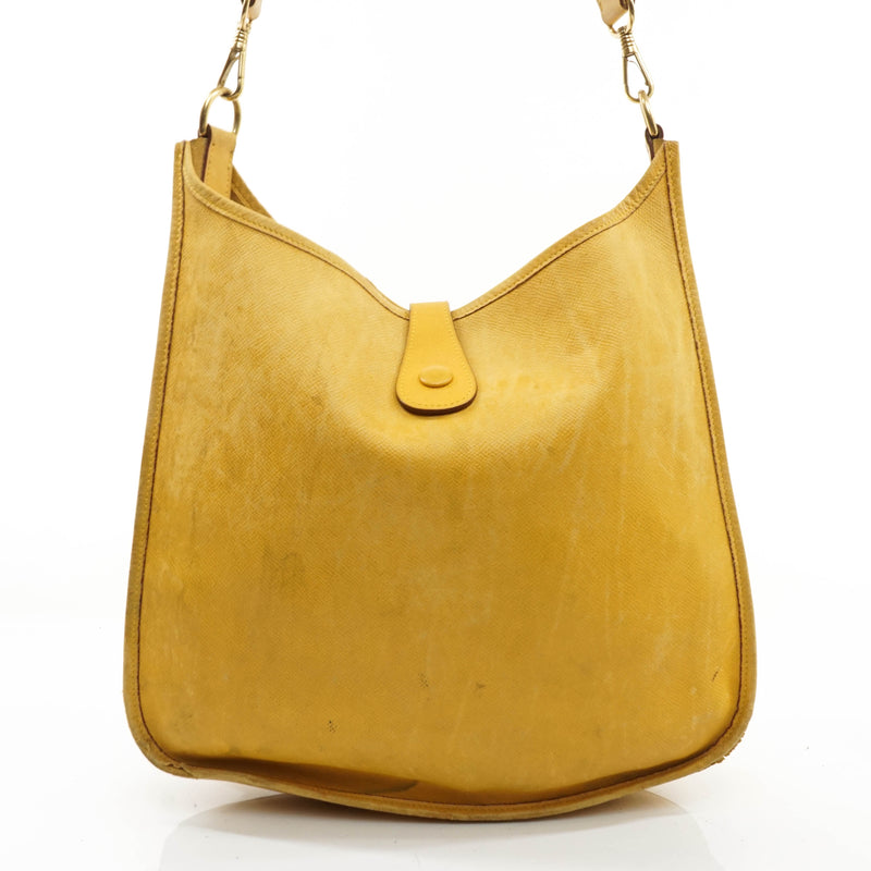 Hermes Evelyn Shoulder Bag Yellow