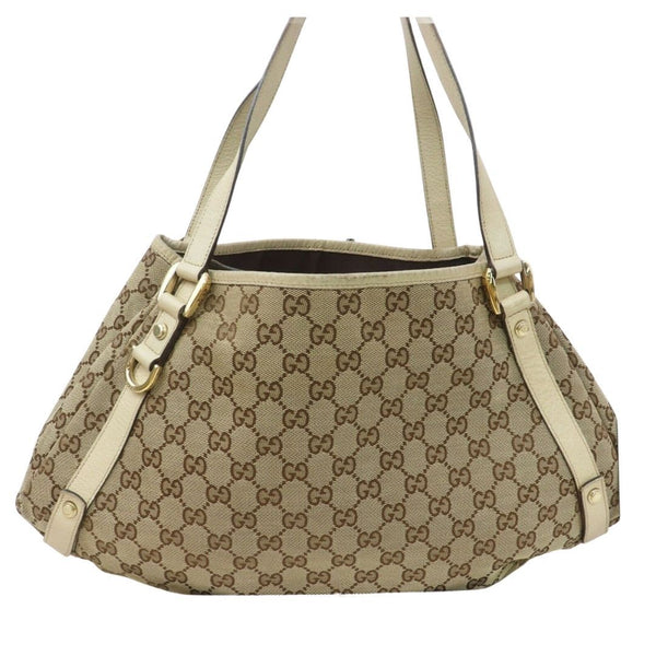 Gucci Abbey Tote Bag Gg Beige